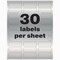 Avery Label, Tag, Metlc, Slv, 240Pk AVE61524 - alternate 4